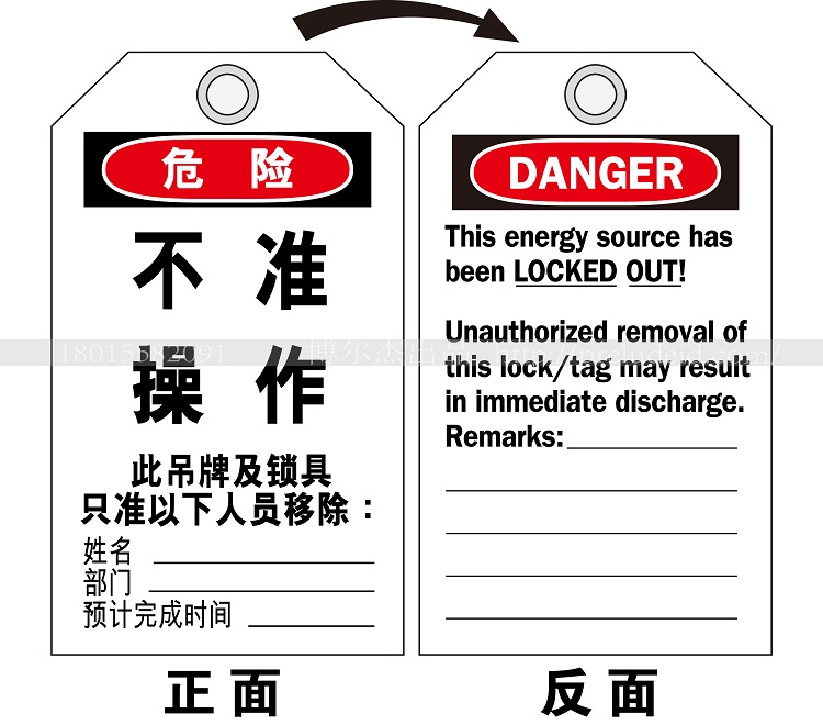 E7001不准操作-现货BD-P02安全提醒警告警示牌标识牌标示安全挂牌